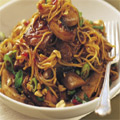 beef, mushrooms & noodles